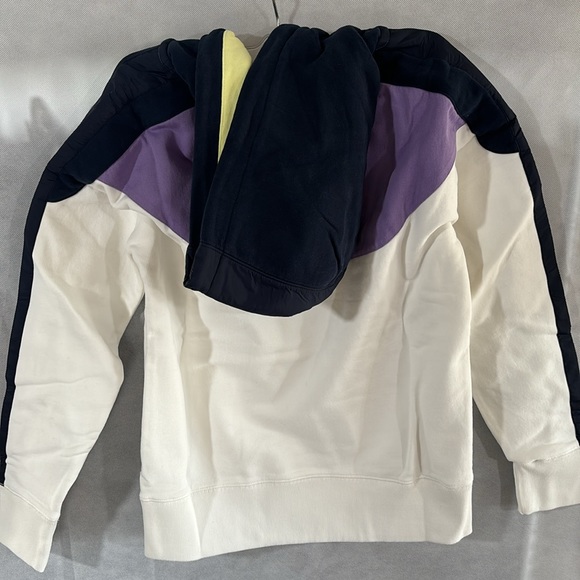 Jack wills color block half zip hoodie. White.size 2 - Picture 2 of 3